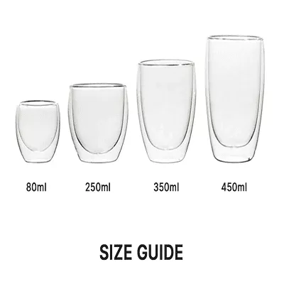 glass cup size