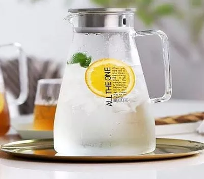 custom glass jug