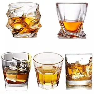 custom shape of whisky glass