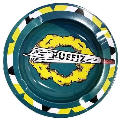 personalized glass ashtray