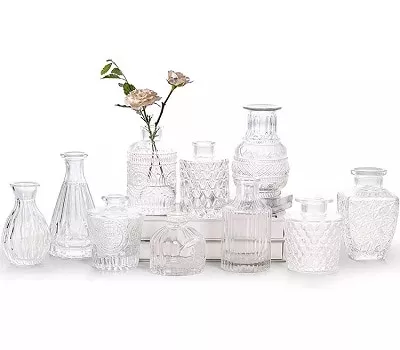 shape of glass flower vase