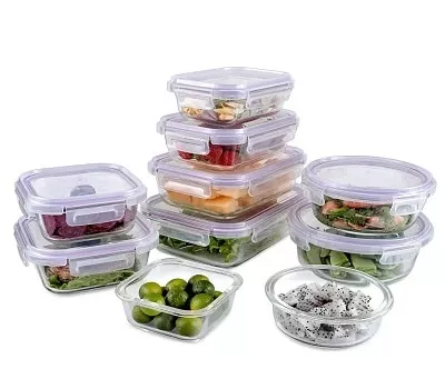shape of glass lunch box