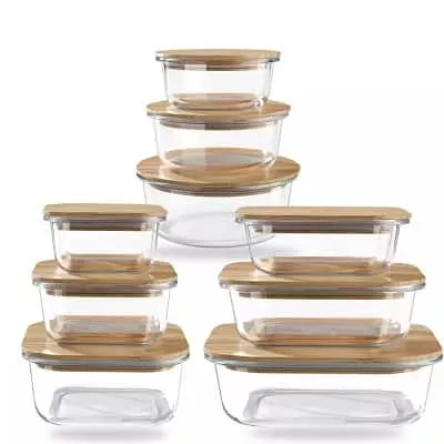 size of glass lunch box