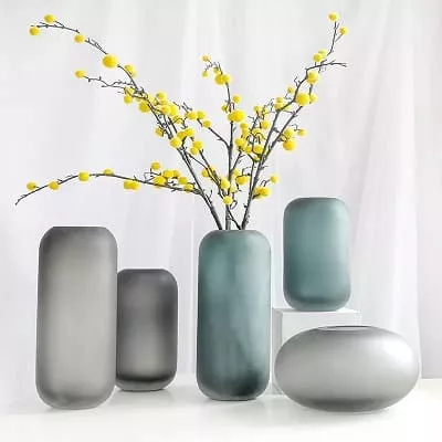 size of glass vases