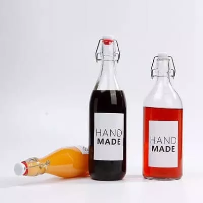 custom swing top bottles