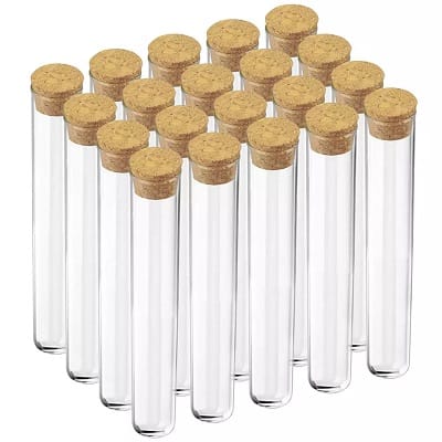 glass tubes with cork wholesale