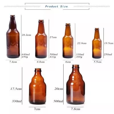 size of beer bottle