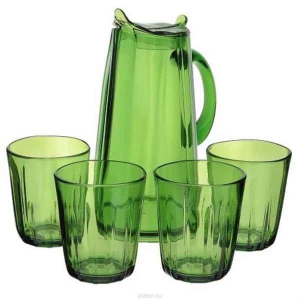 green mexican glassware bulk