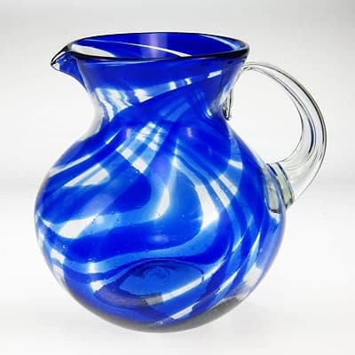 mexican blue glassware wholesale