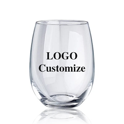 custom stemless wine glasses